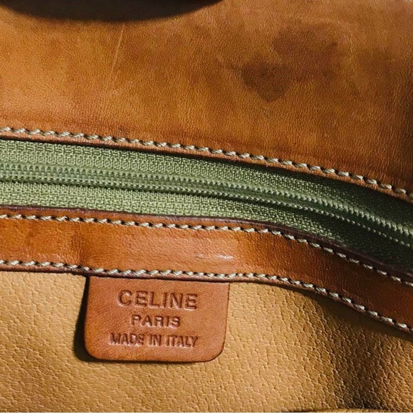 Authentic Celine Brown Leather Tote Bag - Picture 8 of 13